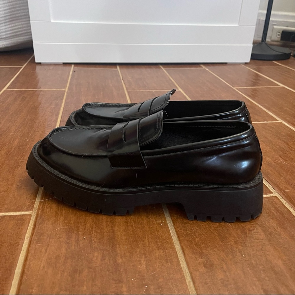 Madden Girl Heather Platform Lug-Sole Loafers